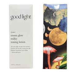 Good Light Moon Glow Milky Toner pump dispense demonstrates easy application.