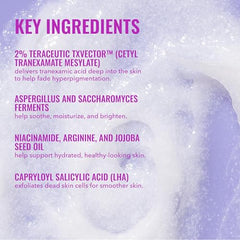 Good Molecules Discoloration Body Treatment spot-areas supports targeted care on chest, neck, arms.