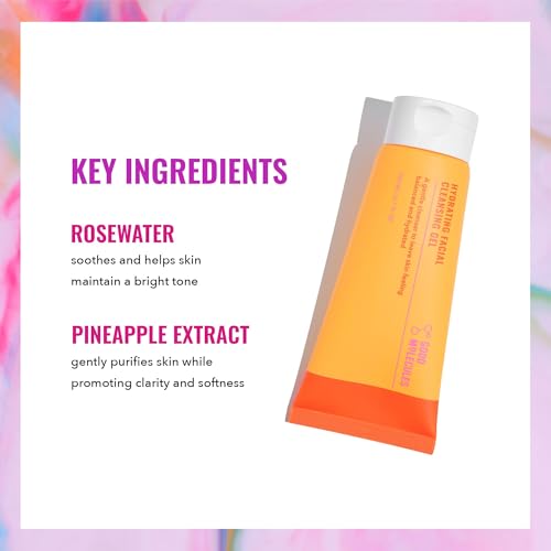 Good Molecules Hydrating Cleansing Gel pineapple-extract purifies while keeping moisture balanced on skin.