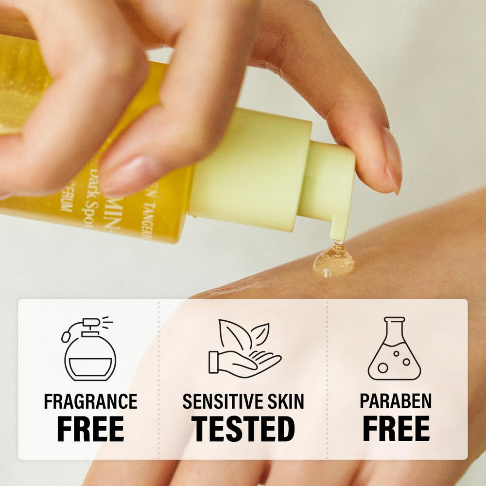 GOODAL Green Tangerine Serum packaging display demonstrates travel-friendly design.