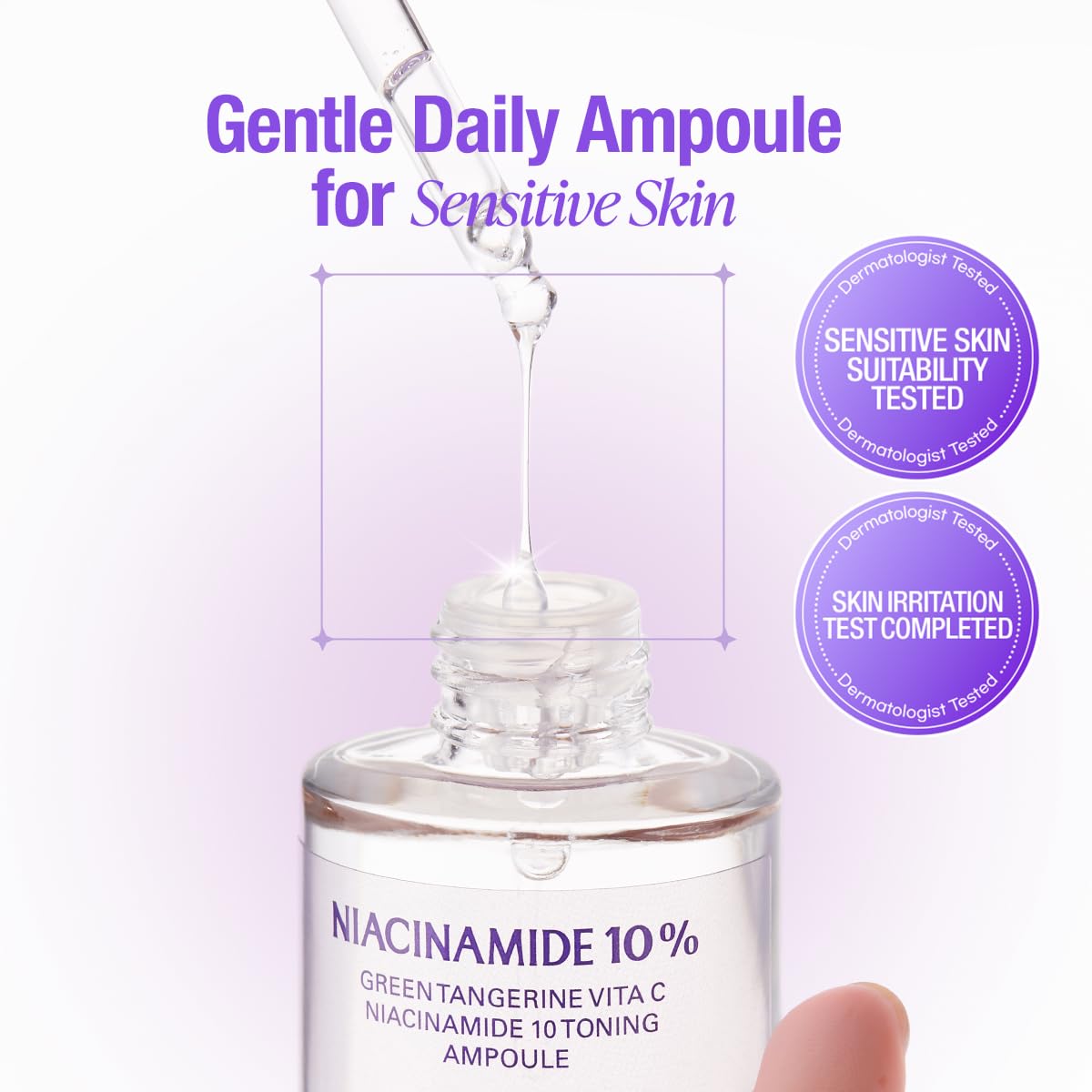 GOODAL ampoule cap close-up highlighting secure packaging for stable vitamin delivery.