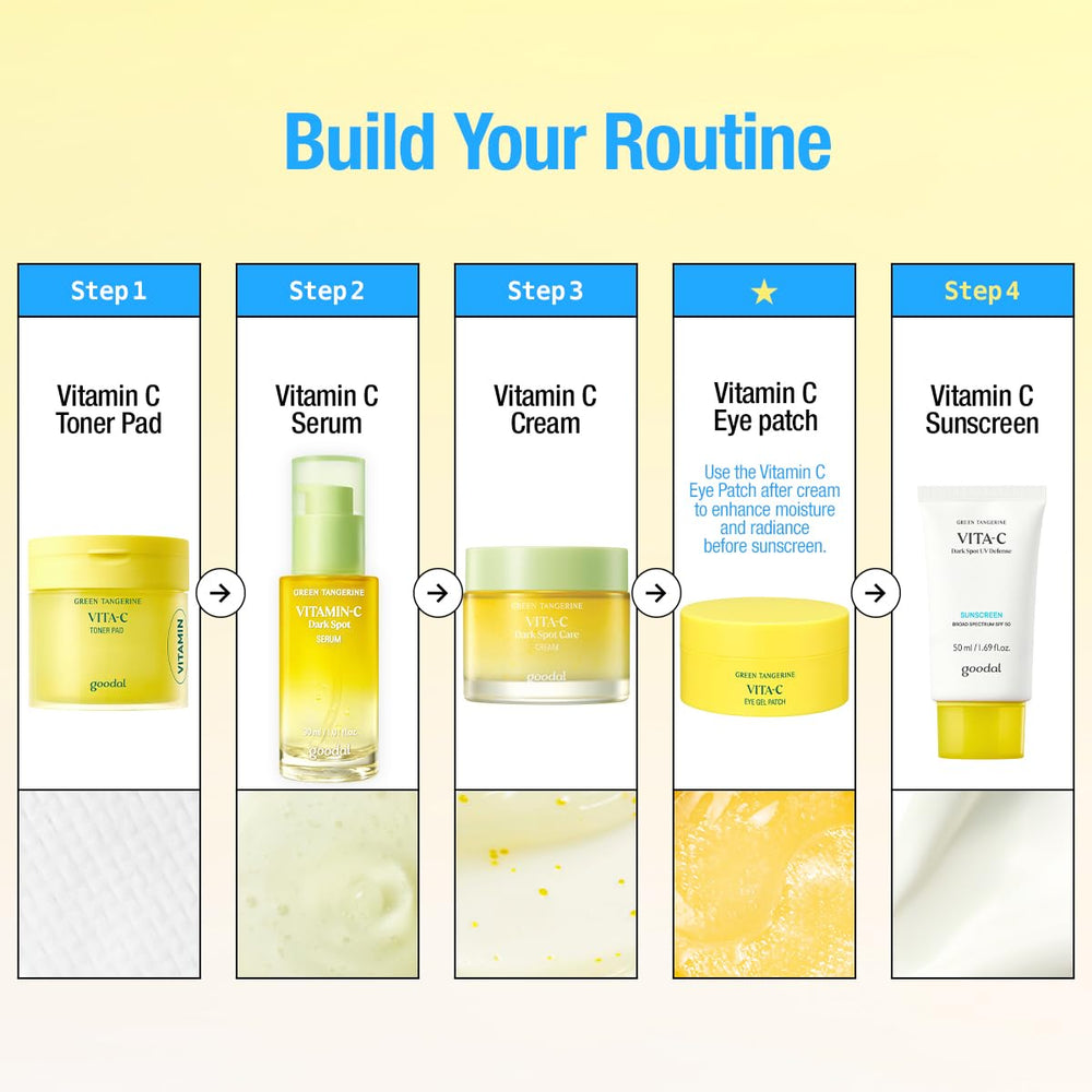 GOODAL Vita-C citrus imagery underscores vitamin C support for skin brightness.