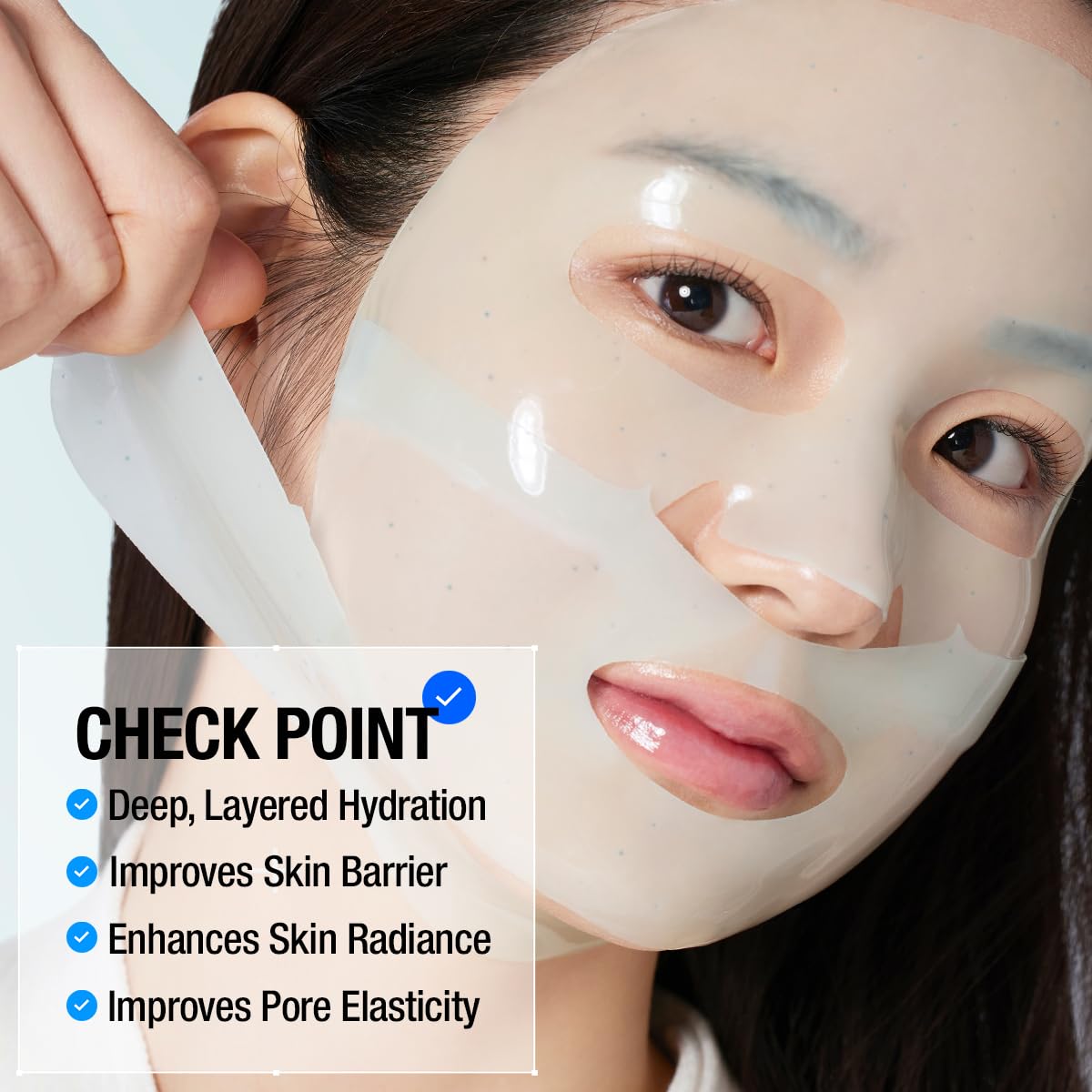 GOODAL Heartleaf Hyaluron Gel Mask overnight essence for deep hydration