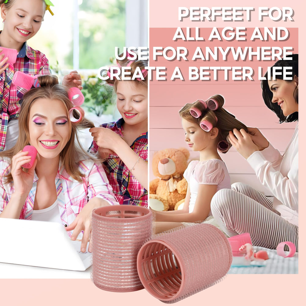 Goodofferplace no-heat blowout look rollers offer heat-free styling options.