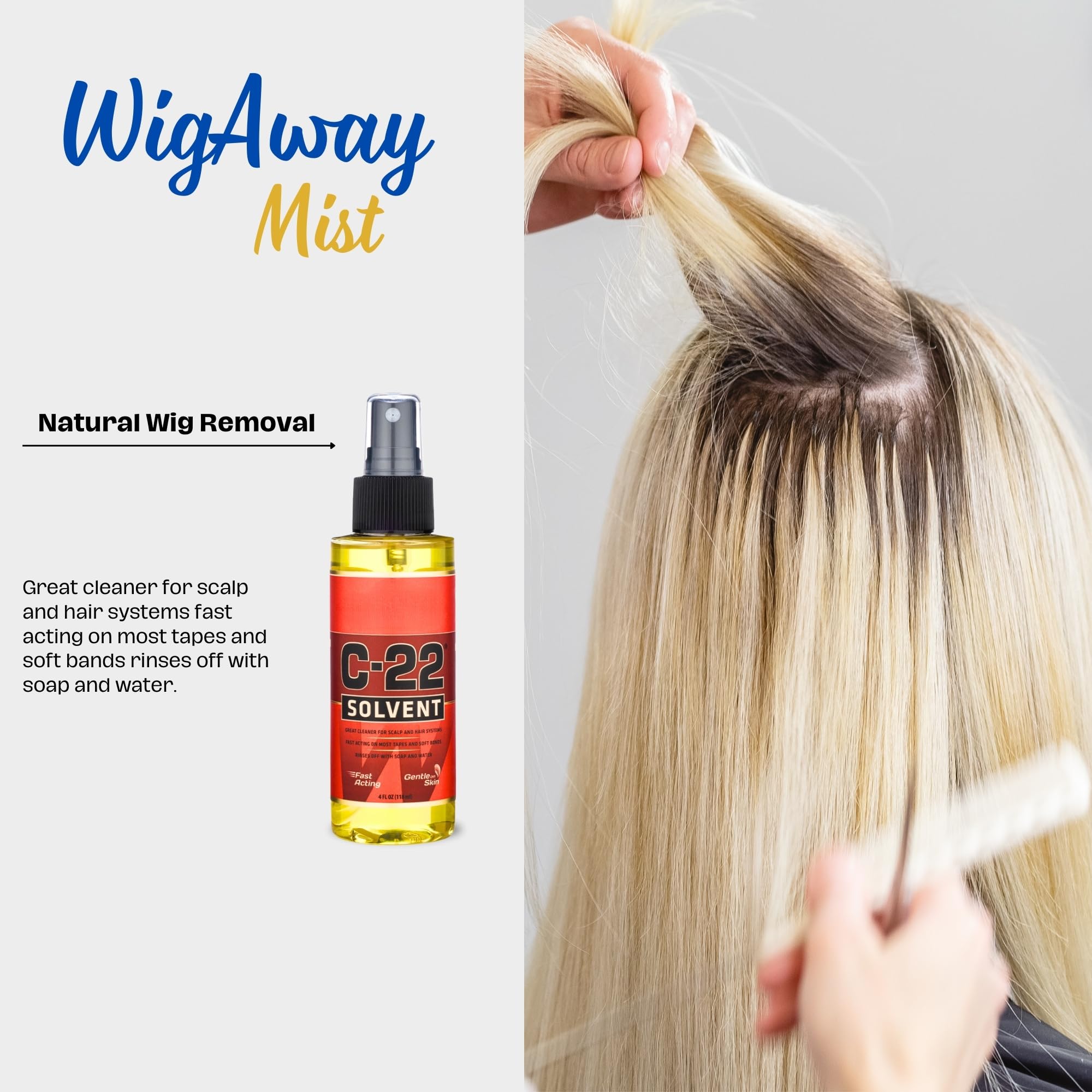 Goodscious Lace Front Release Magic helps stress-free lace bond lifting while protecting hairlines