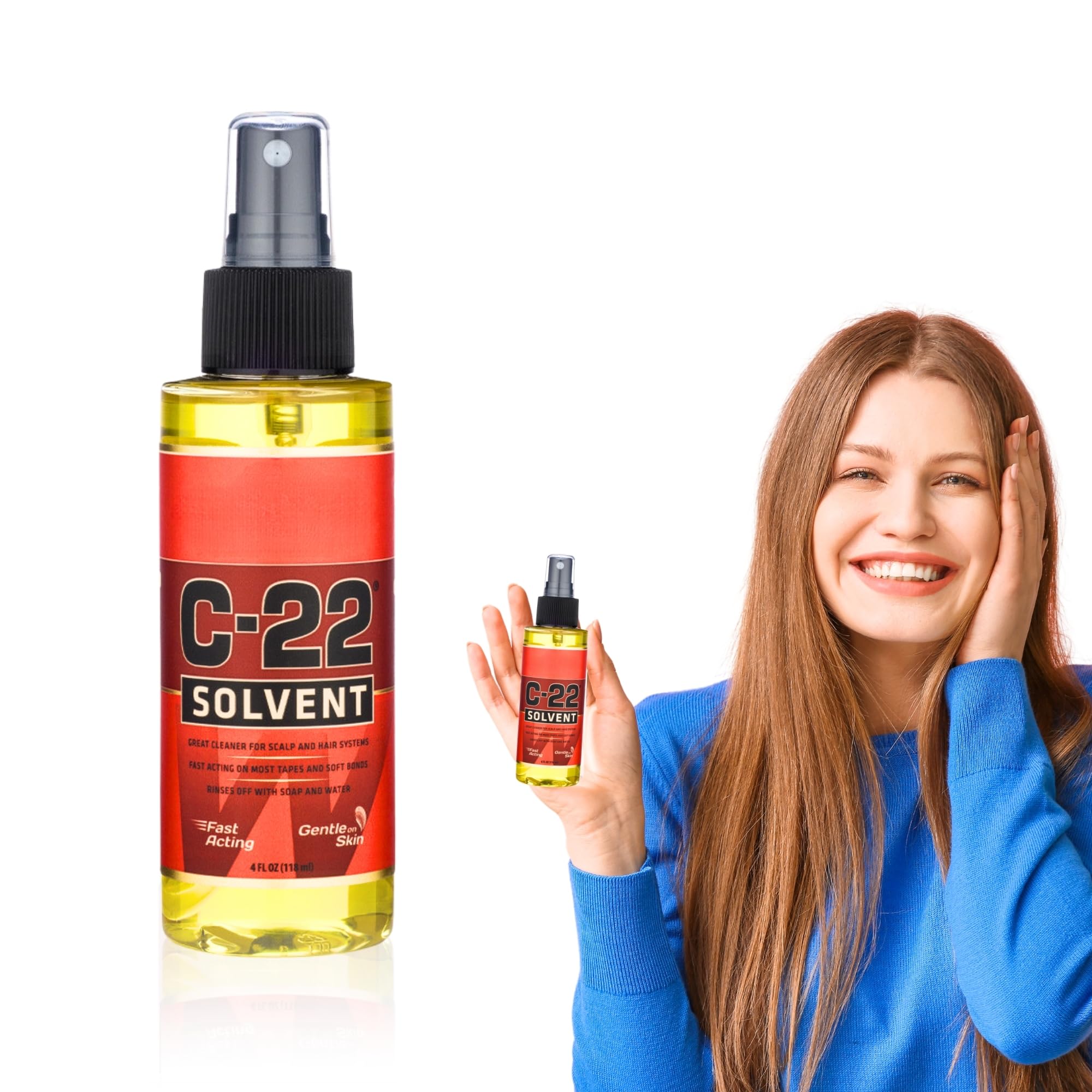Goodscious Walker Tape C22 bottle pour enables quick, mess-free adhesive release for tape-ins
