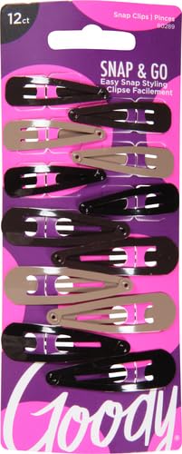 Goody pinzas cabello clip contorno metal diseño ergonómico para sujeción cómoda