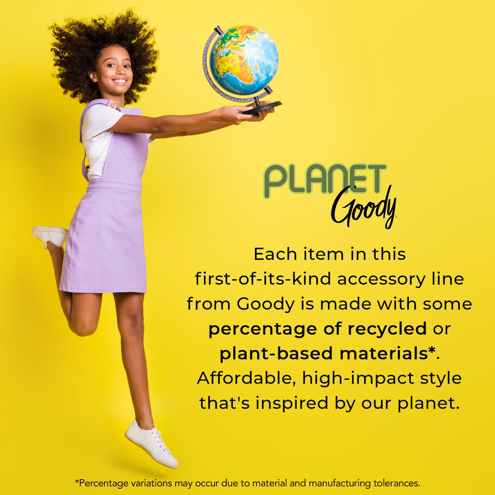 GOODY Satin Skinny Scrunchies close-up shows smooth fabric and slim silhouette.