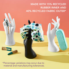 GOODY Planet Ouchless Satin Skinny Scrunchies in rust add subtle style with secure hold.