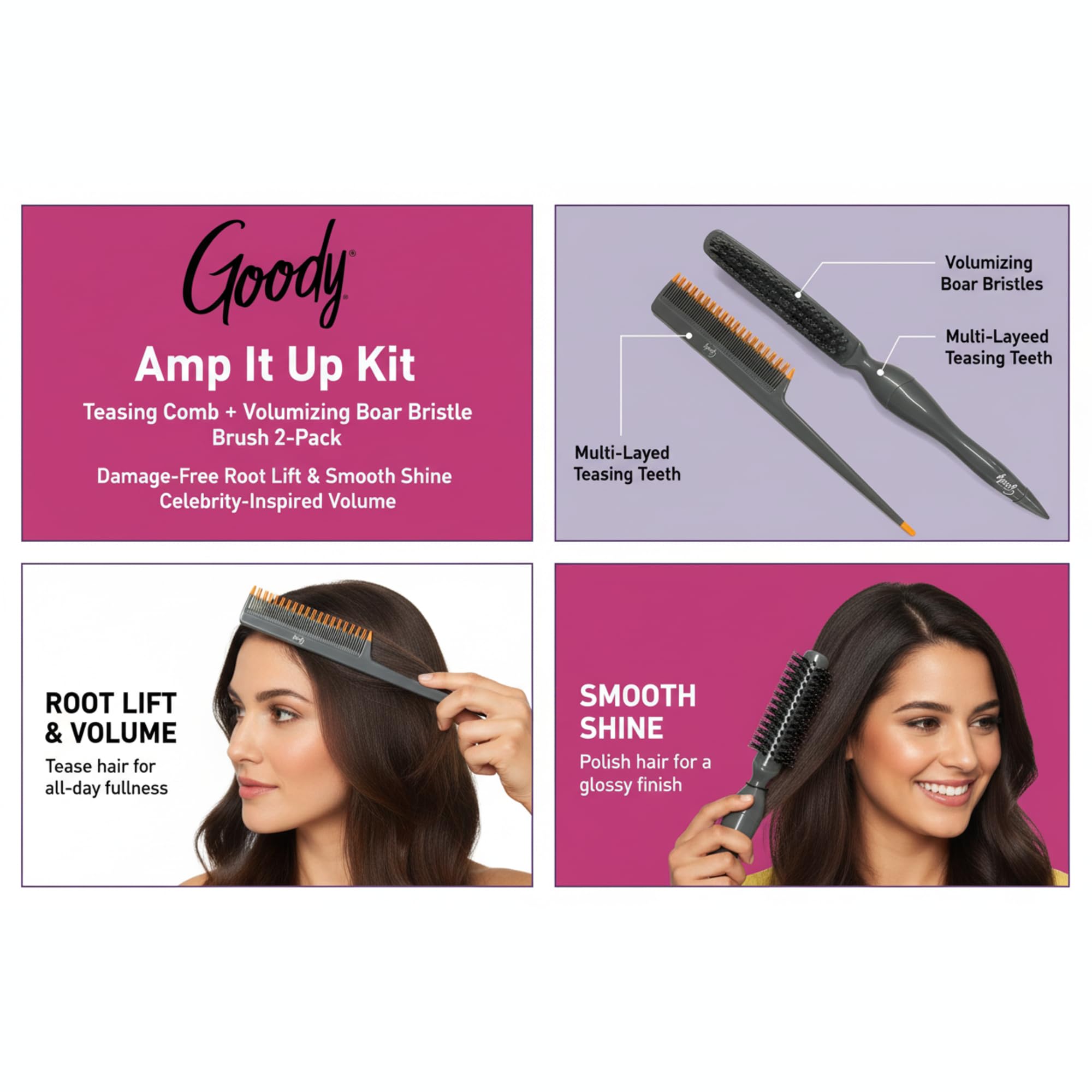 Goody Volume Boost travel-case image demonstrates on-the-go touch-ups
