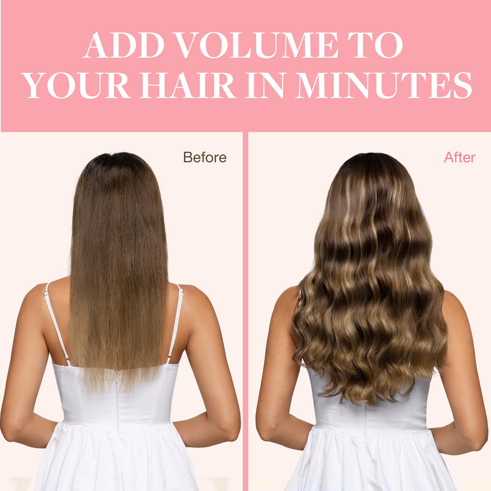 GOO GOO heat-styling friendly extensions safe up to 250F.