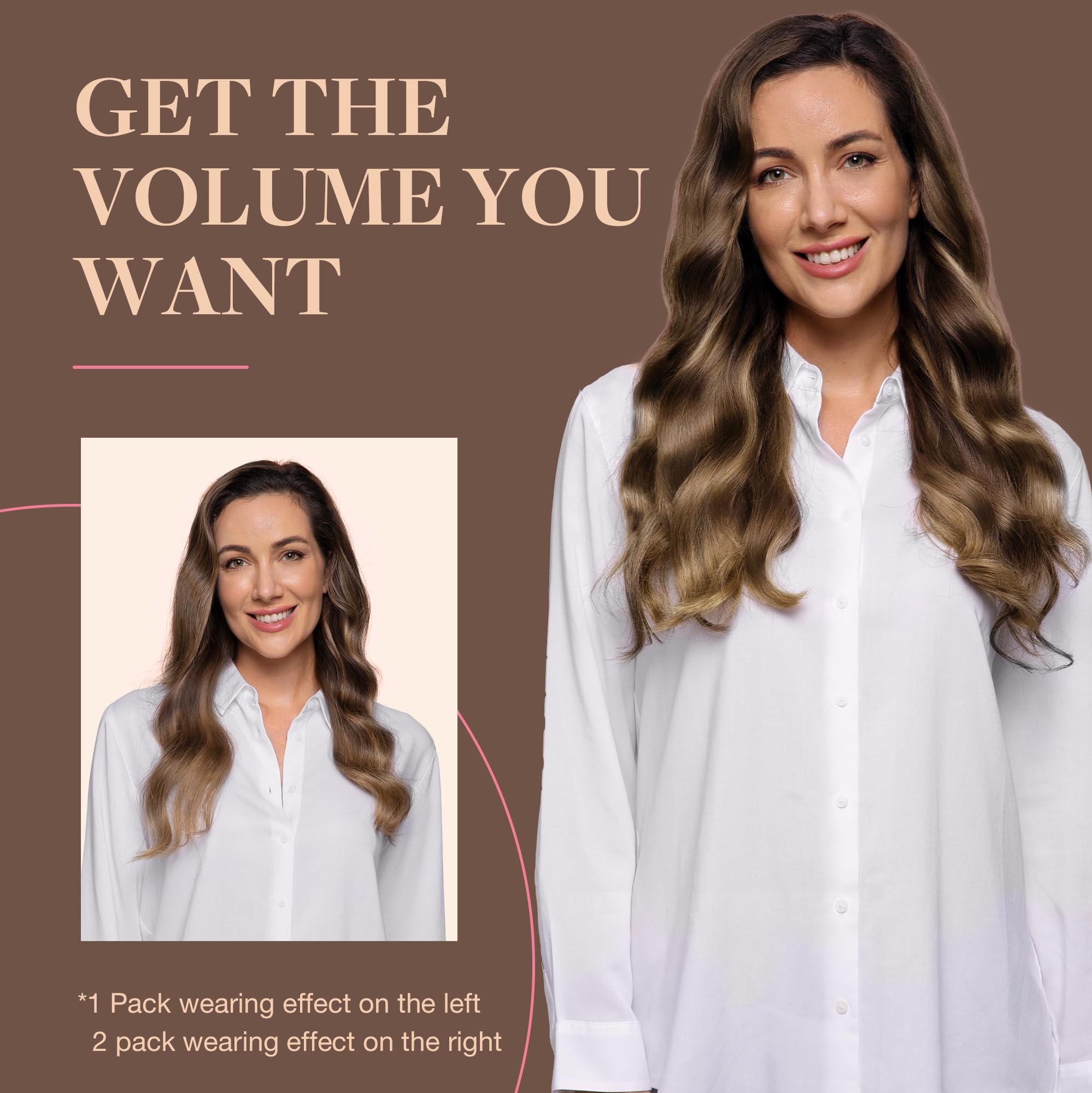 GOO GOO natural-blend extensions ideal for everyday styling.