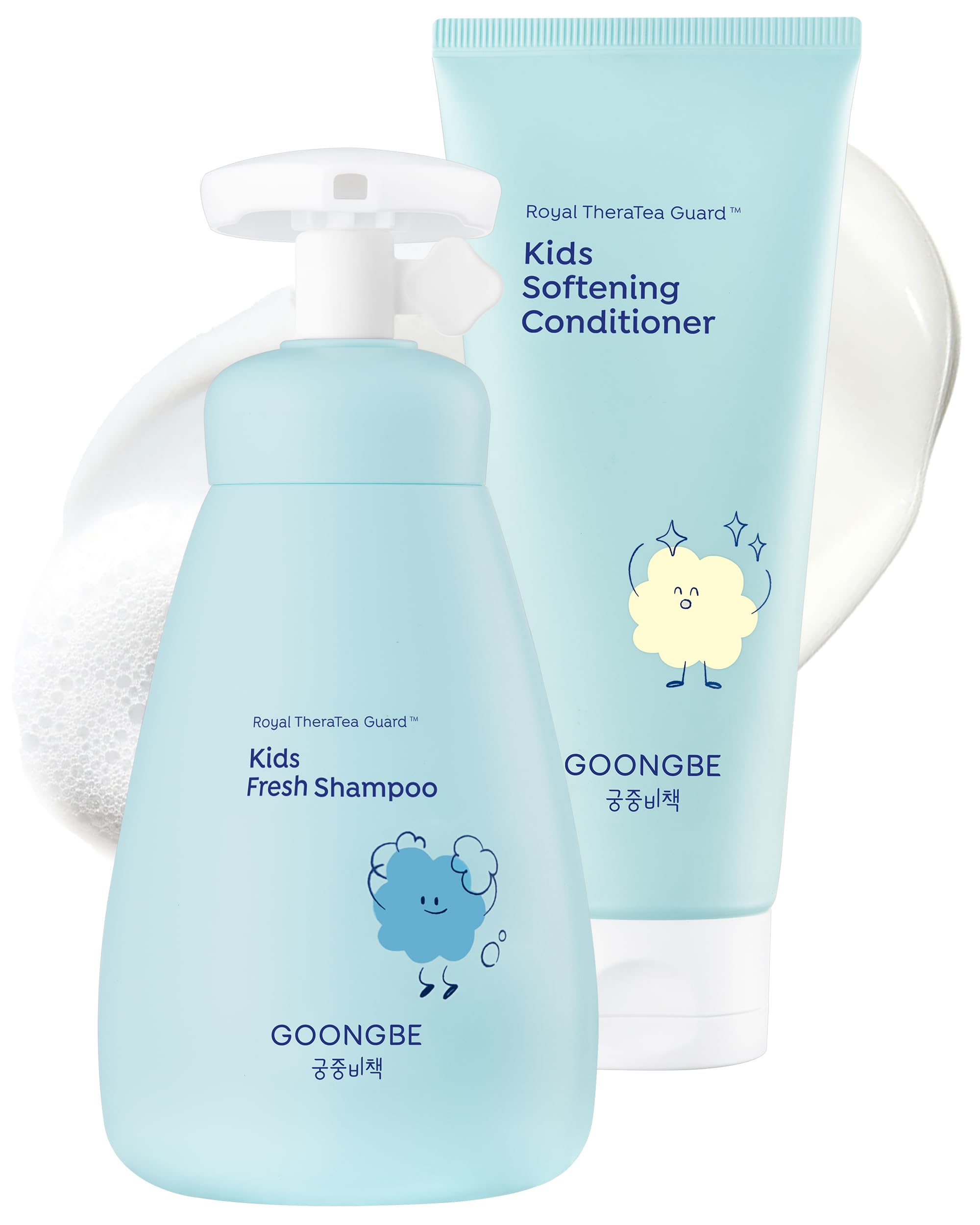 GOONGBE Kids shampoo micellar cleanse removes grime for oily scalps