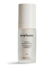 goop Beauty 3x Retinol Serum bottle for nightly routine and wrinkle reduction