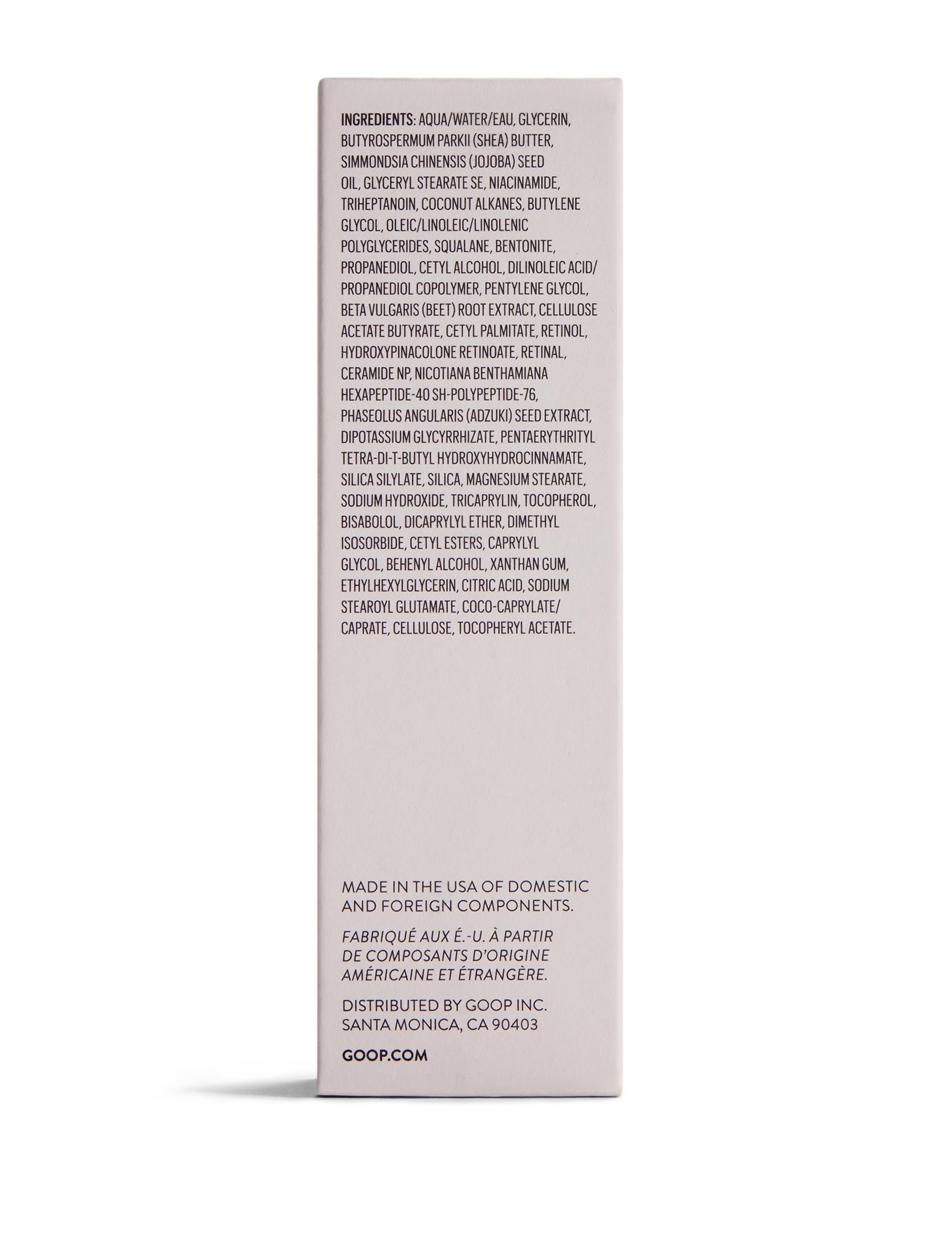 goop Beauty 3x Retinol Serum travel-friendly bottle for on-the-go care