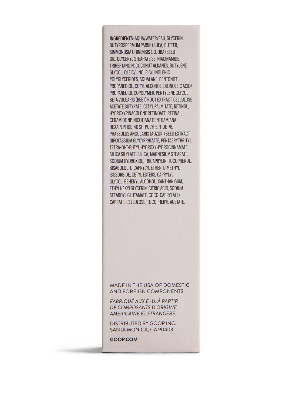 goop Beauty 3x Retinol Serum travel-friendly bottle for on-the-go care