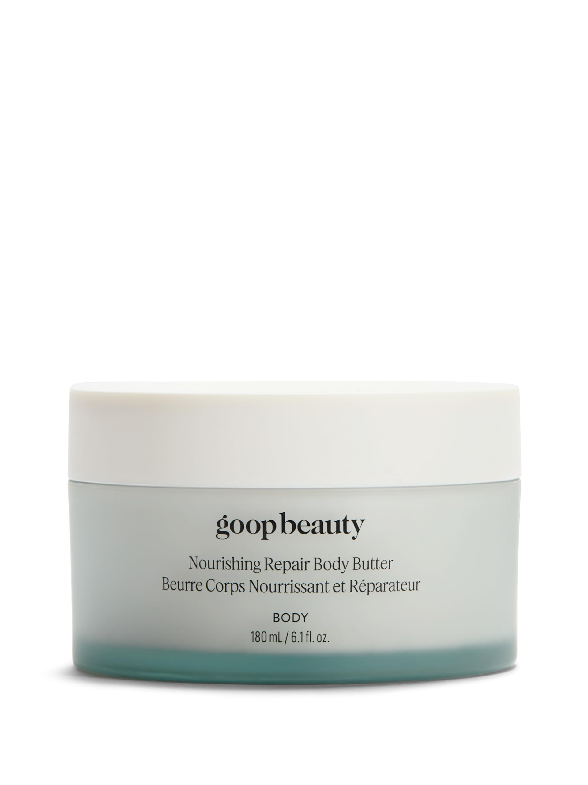 goop Beauty Body Butter jar front shows rich moisturizing formula