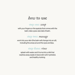 Goop Beauty Cleansing Balm saffron extract focus—brightens tone and nourishes skin.