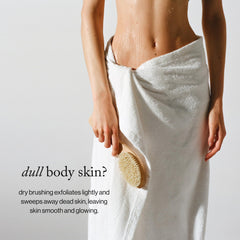 Goop Beauty Dry Brush used before shower for energizing exfoliation ritual