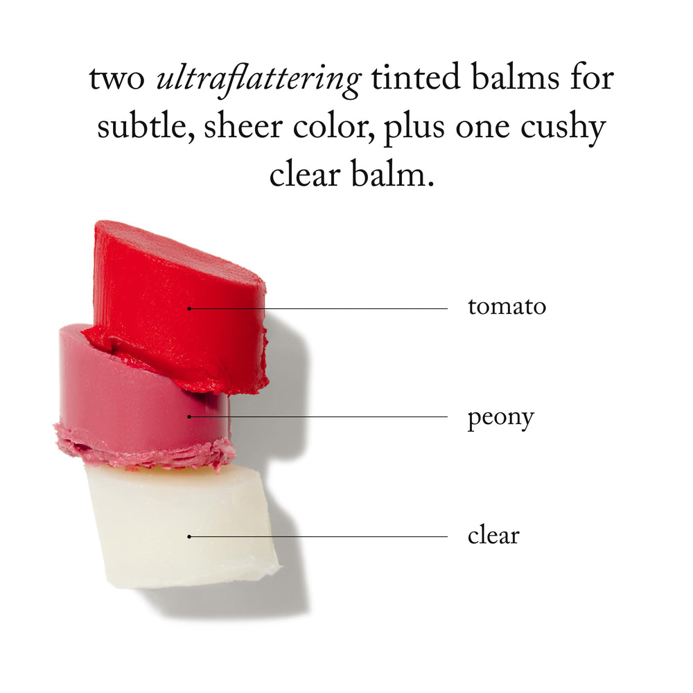 goop Beauty Lip Balm Clear application demonstrates silky hydration on lips