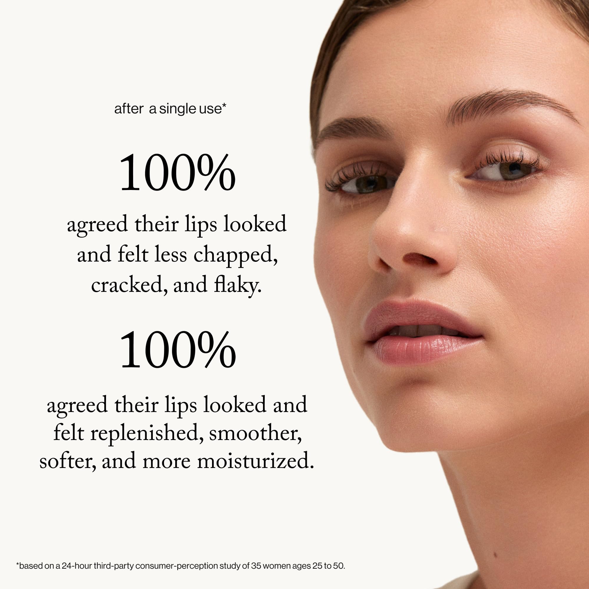 goop Beauty Lip Balm close-up texture shows creamy, cushiony feel ideal for dry lips