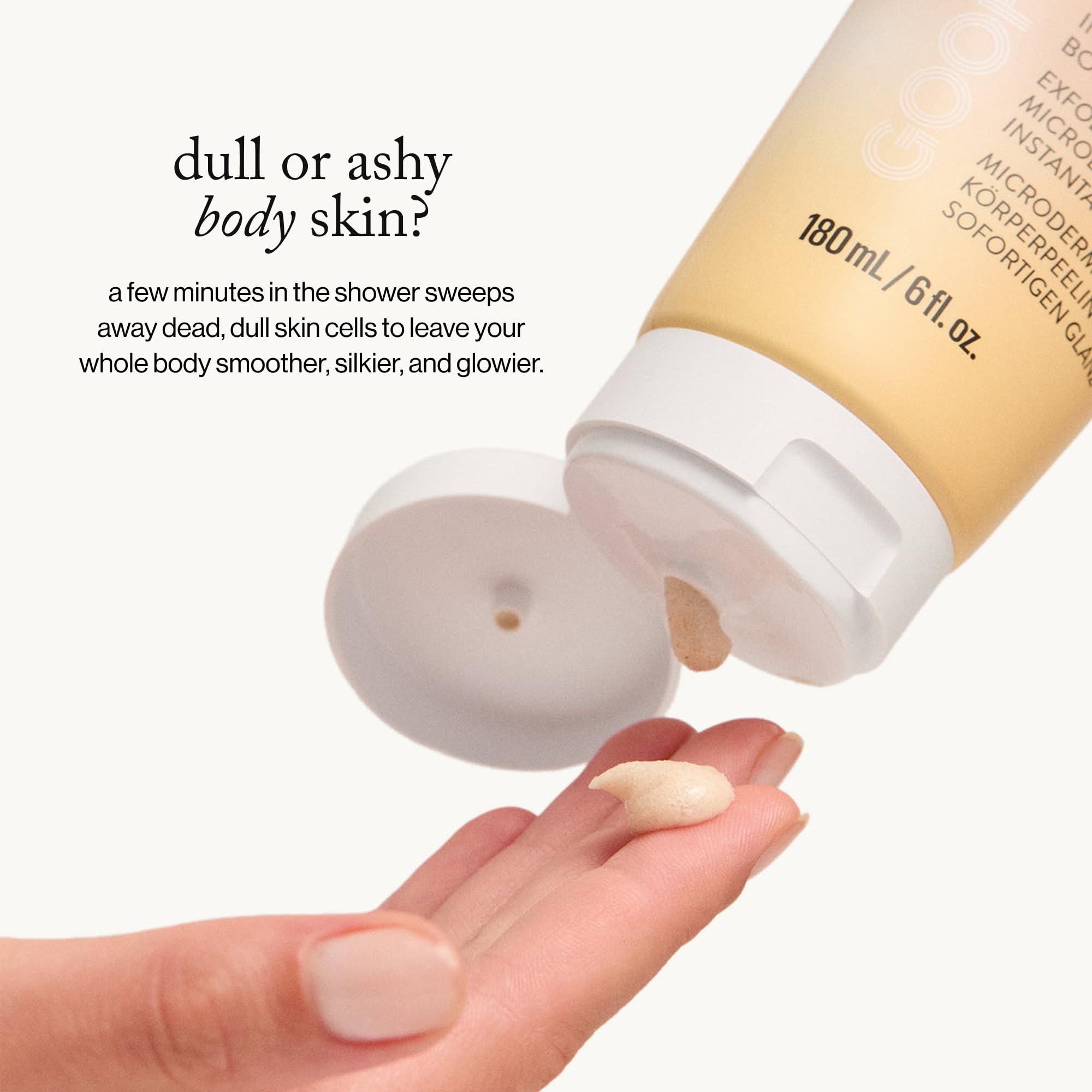 Goop Beauty Microderm Body Polish hibiscus acid aids gentle exfoliation.
