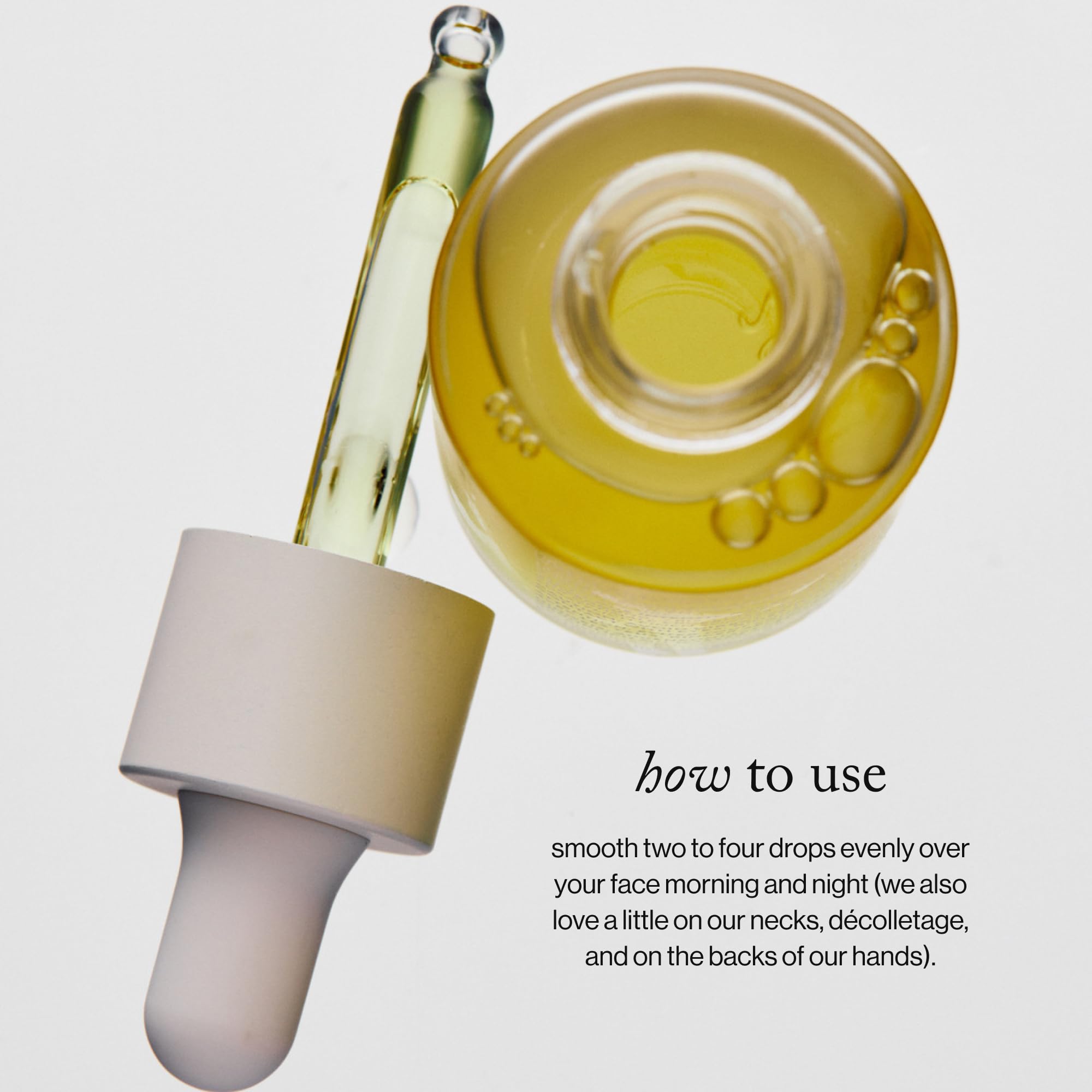 Goop Beauty Nutrient Face Oil moisture glow close-up highlights soft, hydrated skin.