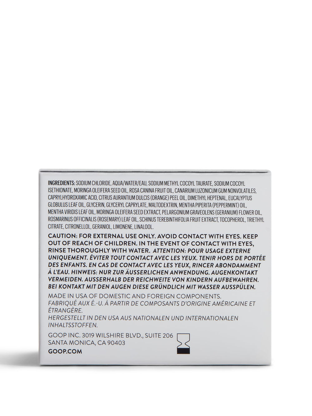goop Beauty Scalp Scrub Shampoo packaging 6.7 oz bottle
