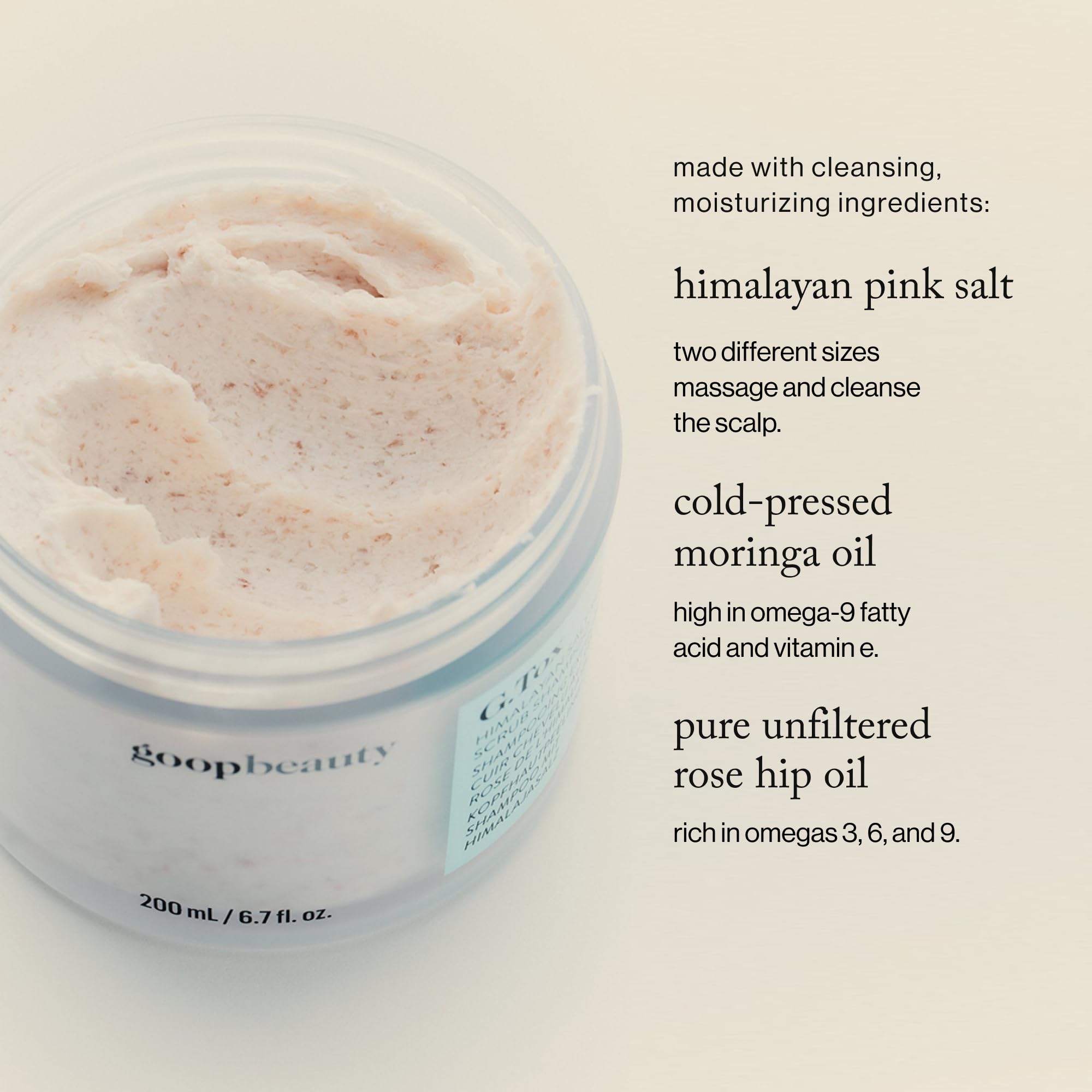 goop Beauty Scalp Scrub Shampoo scalp massage application cleanses scalp
