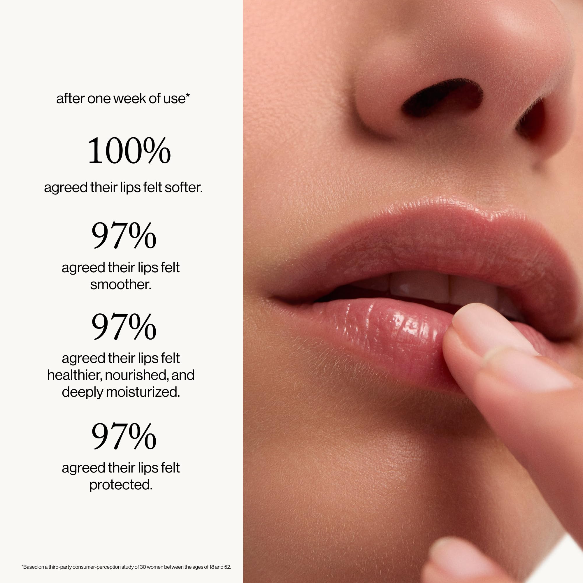 Goop Nourishing Lip Repair Mask packaging and label highlighting vegan lanolin and ceramides.
