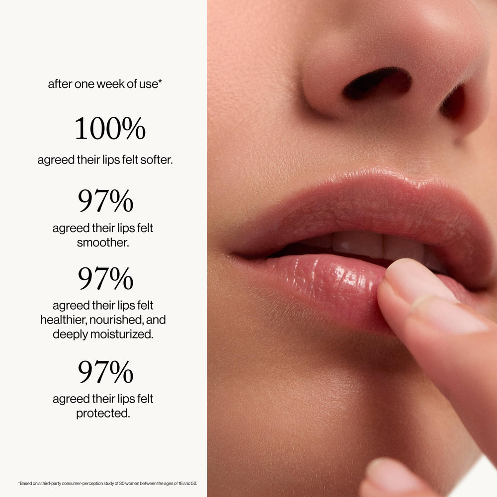 Goop Nourishing Lip Repair Mask packaging and label highlighting vegan lanolin and ceramides.