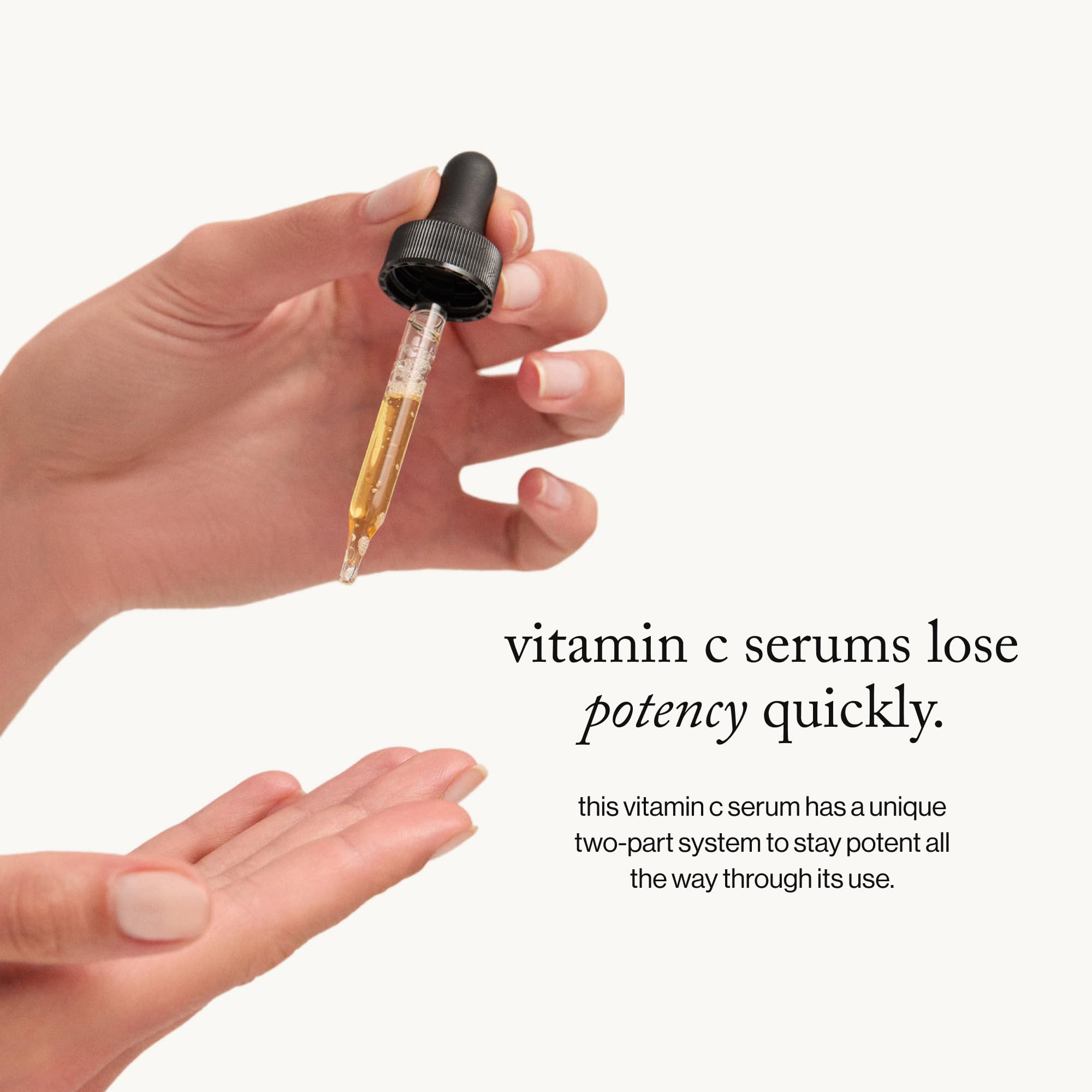 Goop Serum glow on skin shot suggesting smoother texture and luminosity.
