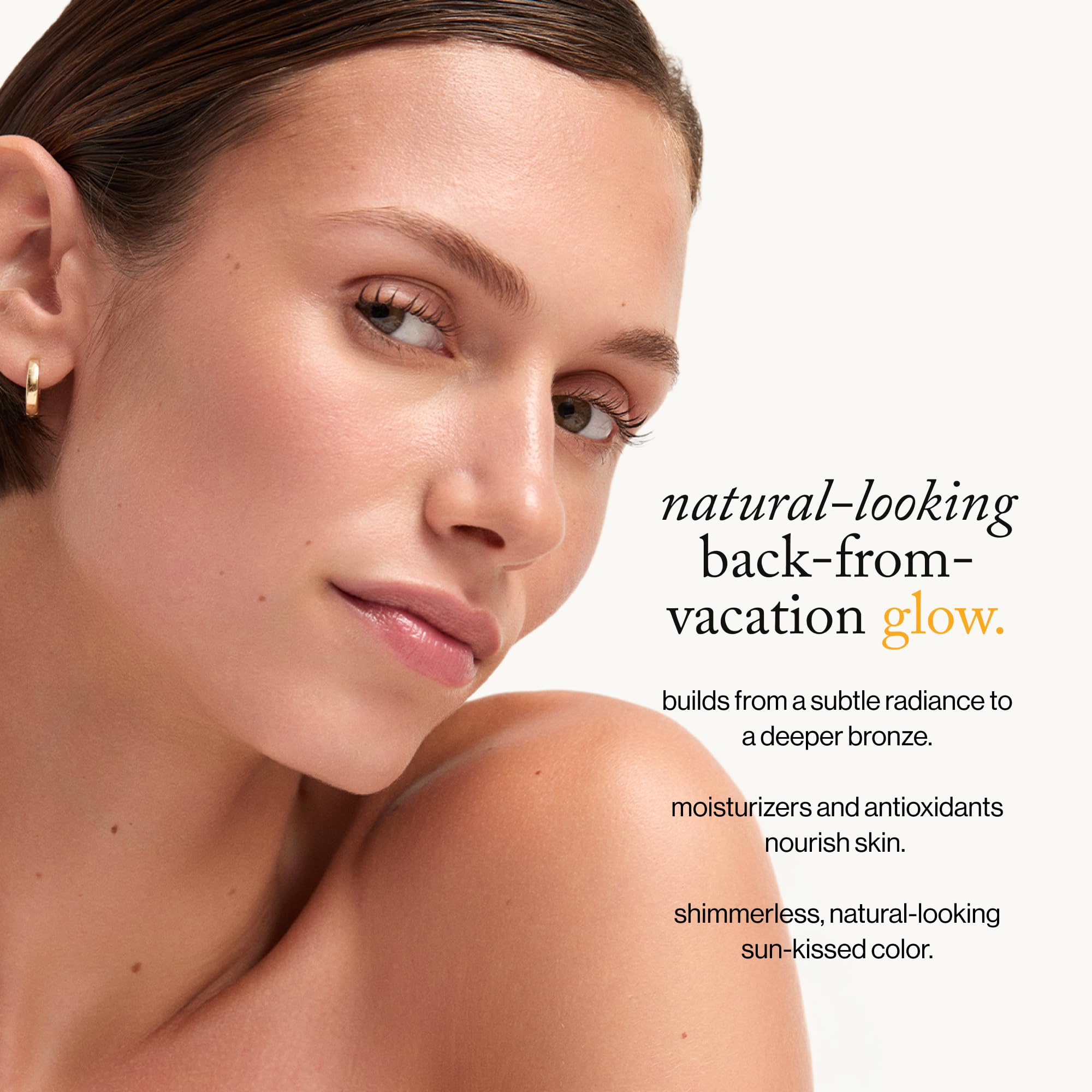 Goop Summertone Bronzing Gel being dispensed for easy application