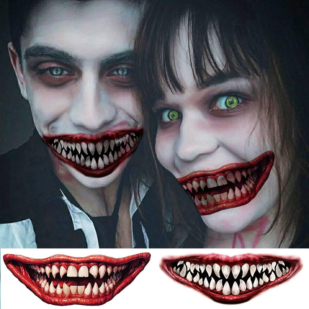 Goromon vampire tattoo for dramatic Halloween character styling and cosplay.