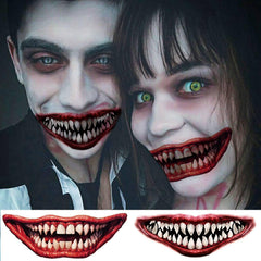 Goromon vampire tattoo for dramatic Halloween character styling and cosplay.