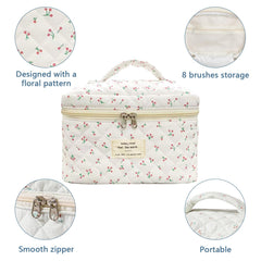 Gosect travel cosmetics organizer interior demonstrates organized compartments