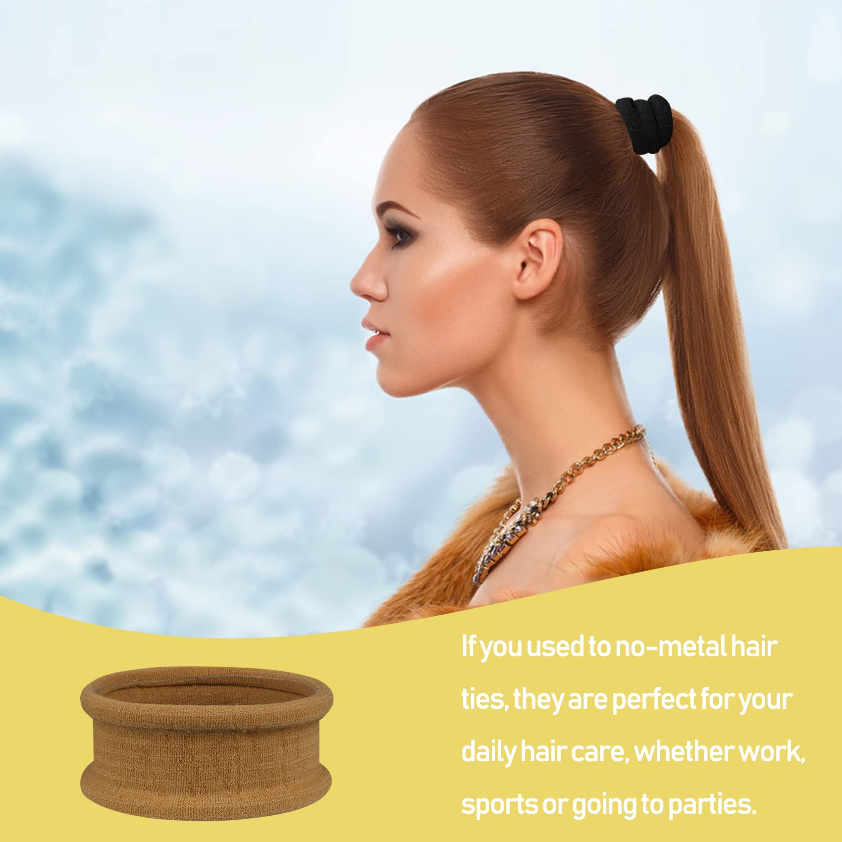 GOSICUKA washable scrunchies clean easily with cold water and no color bleed.