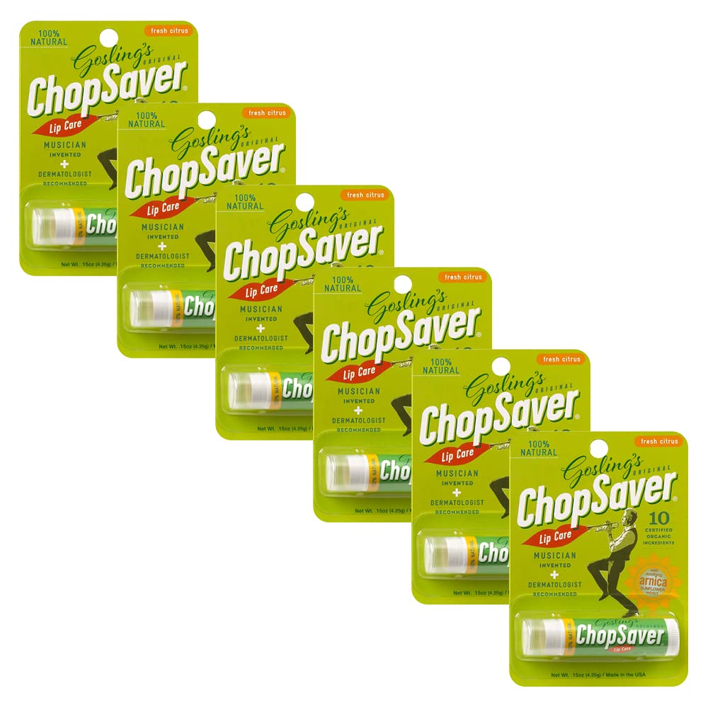 ChopSaver Gosling's lip balm twist-up for easy on-the-go moisture.