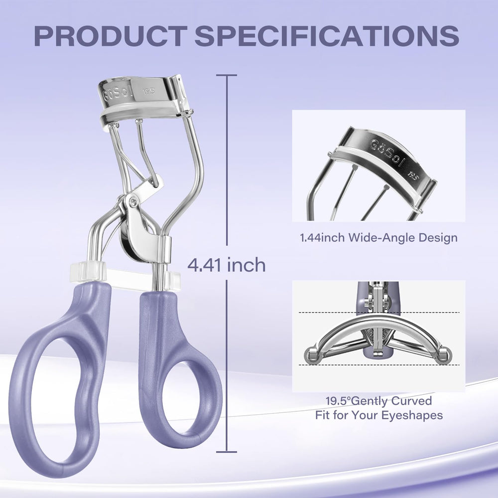 GÖSOL eyelash curler protective cover keeps blades clean during storage