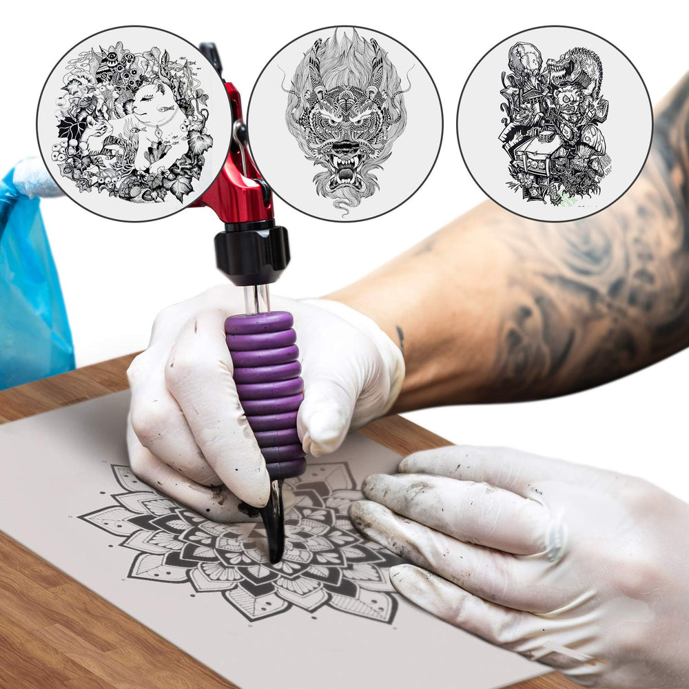 Gospire individually packaged blank tattoo skin 8x6in clean and ready