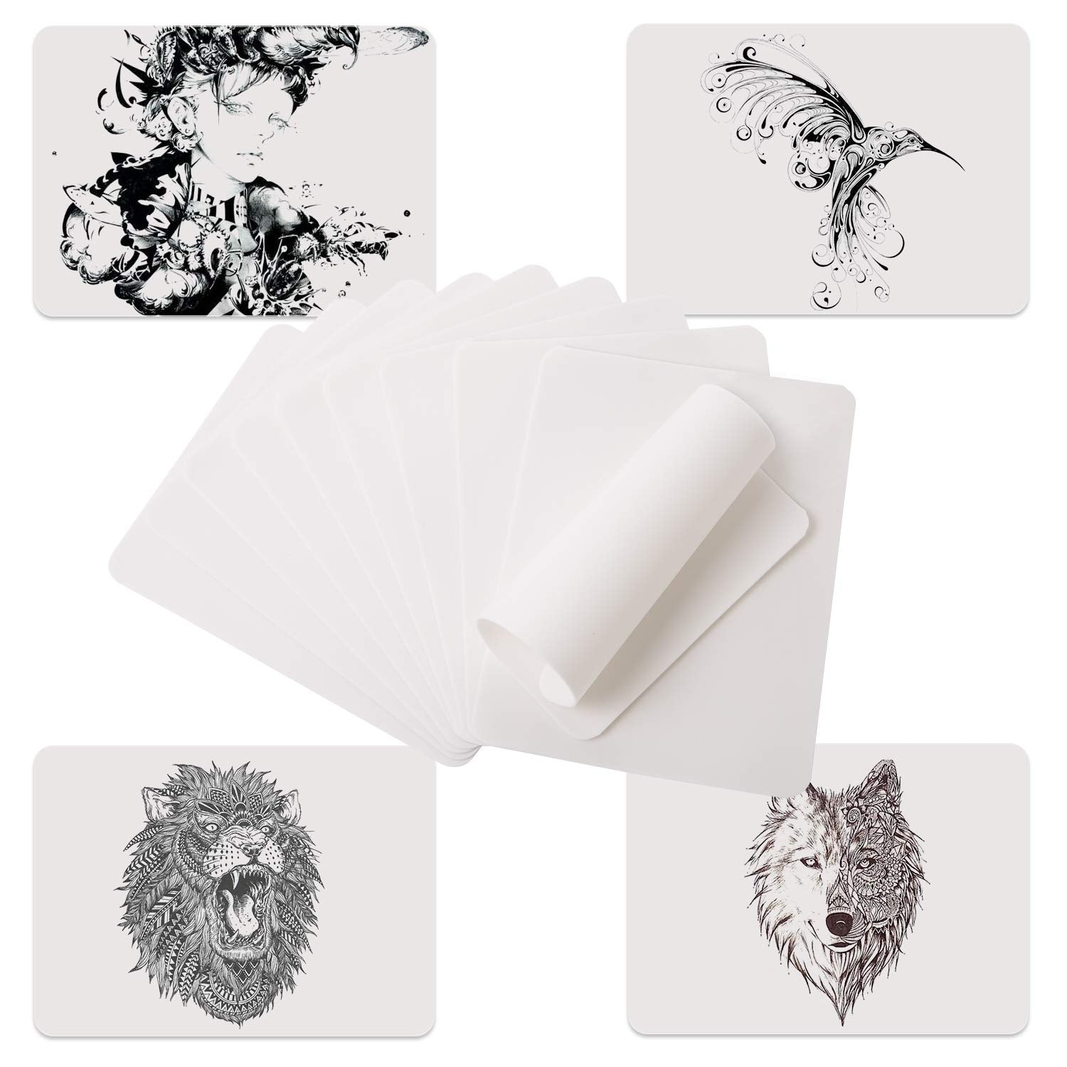 Gospire blank tattoo skin 8x6in thick 0-5 inch sturdy practice base