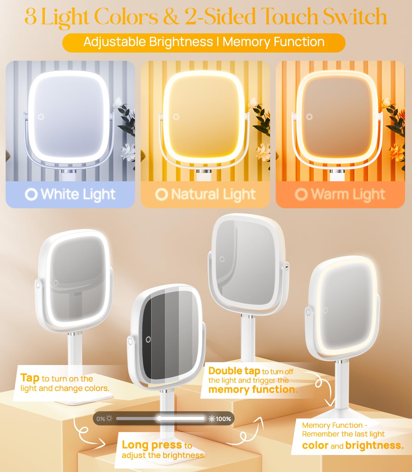 Gospire rechargeable battery; long hours of cordless use.
