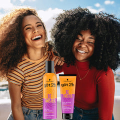 Got2B Be Twisted Curl Reviver Cream model curls highlight color-safe styling