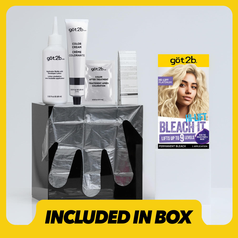 got2b Bleach It Hi-Lift Platinum foil and wrap support even coverage