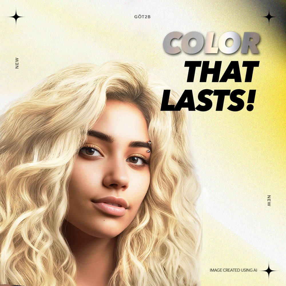 got2b Bleach It Hi-Lift Platinum processing hair brightens the final shade