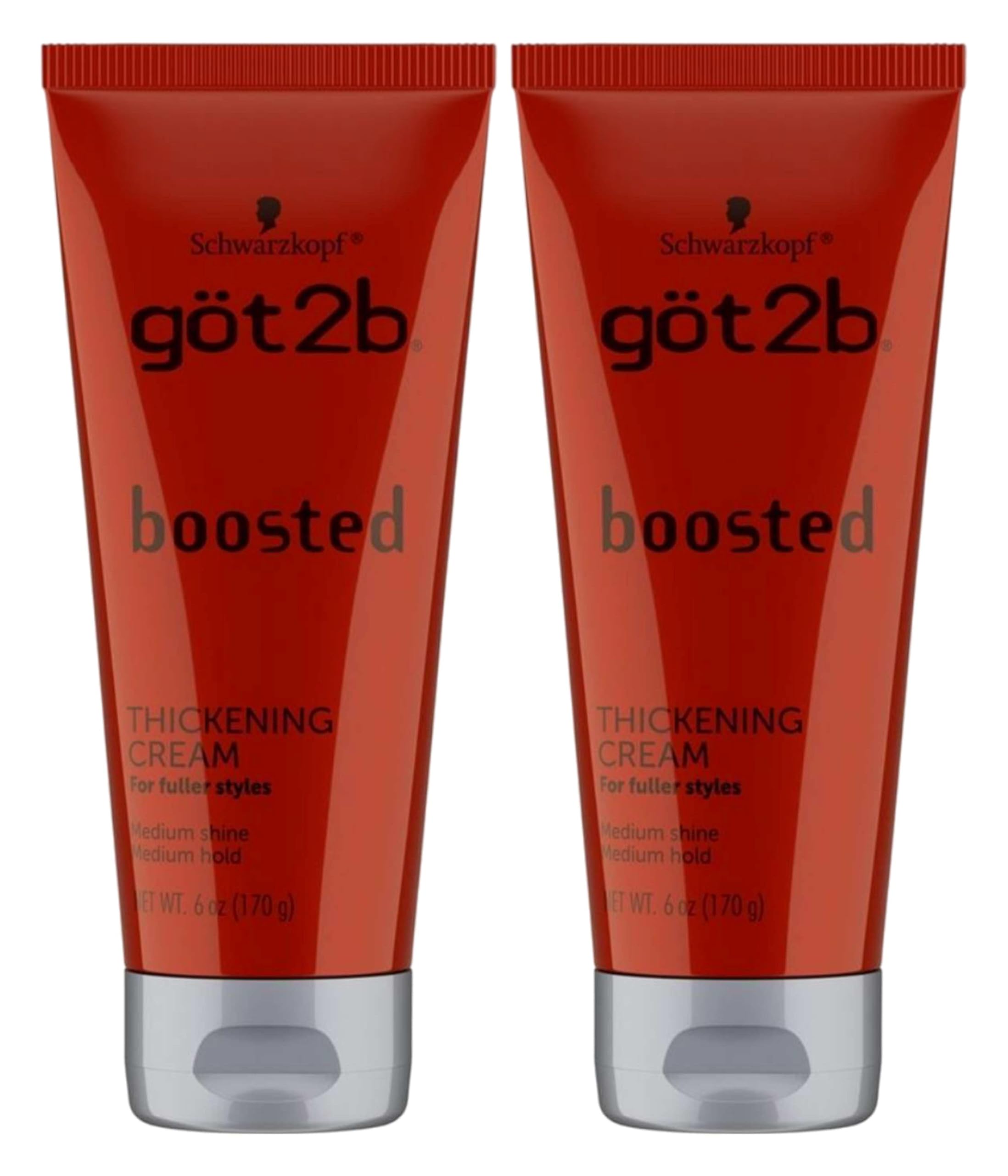 Got2B Boosted Thickening Cream texture close-up showing natural shine