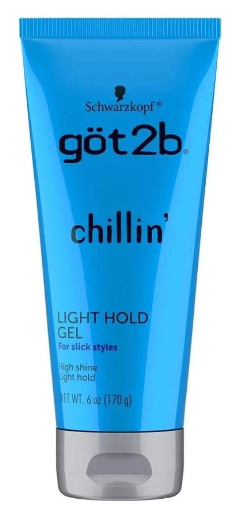 Got2B Chillin Gel Light Hold two-pack closeup showing glossy finish and easy styling
