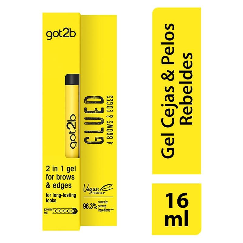 got2b Glued 2in1 wand with dual-fiber brush defines brows and edges easily