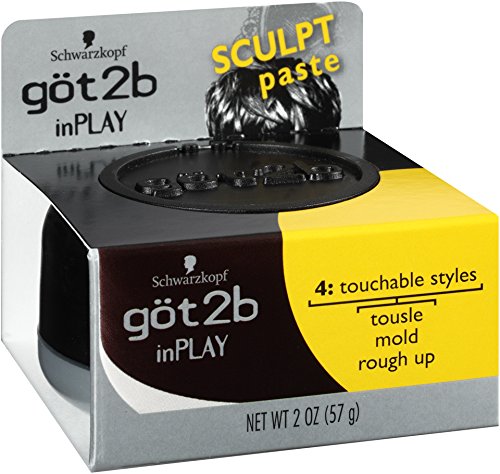 Got2B Inplay Hair Paste dries hair with easy palm-work and shaping.