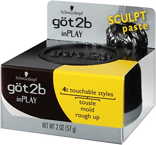 Got2B Inplay Hair Paste stackable finish for redefining messy looks.